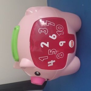 COPY - Fisher Price laugh & learn Piggy bank. NWOT and box. No coins.